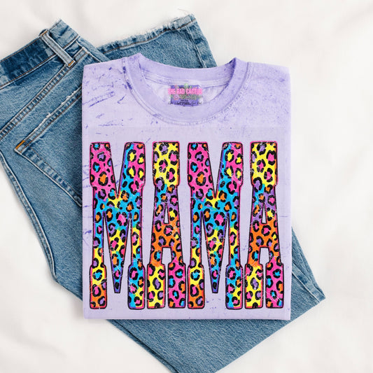 Mama Leopard Graphic Tee or Crewneck Sweatshirt