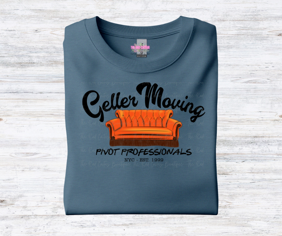 Black Ink Pivot Moving Co. Graphic Tee or Crewneck Sweatshirt