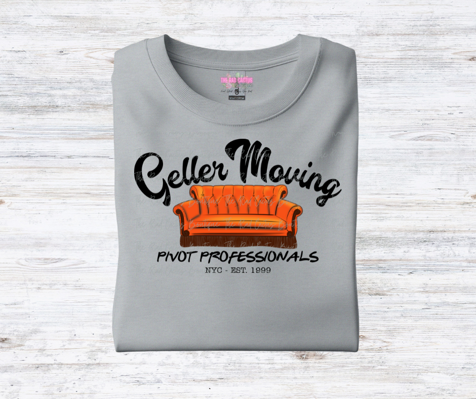 Black Ink Pivot Moving Co. Graphic Tee or Crewneck Sweatshirt