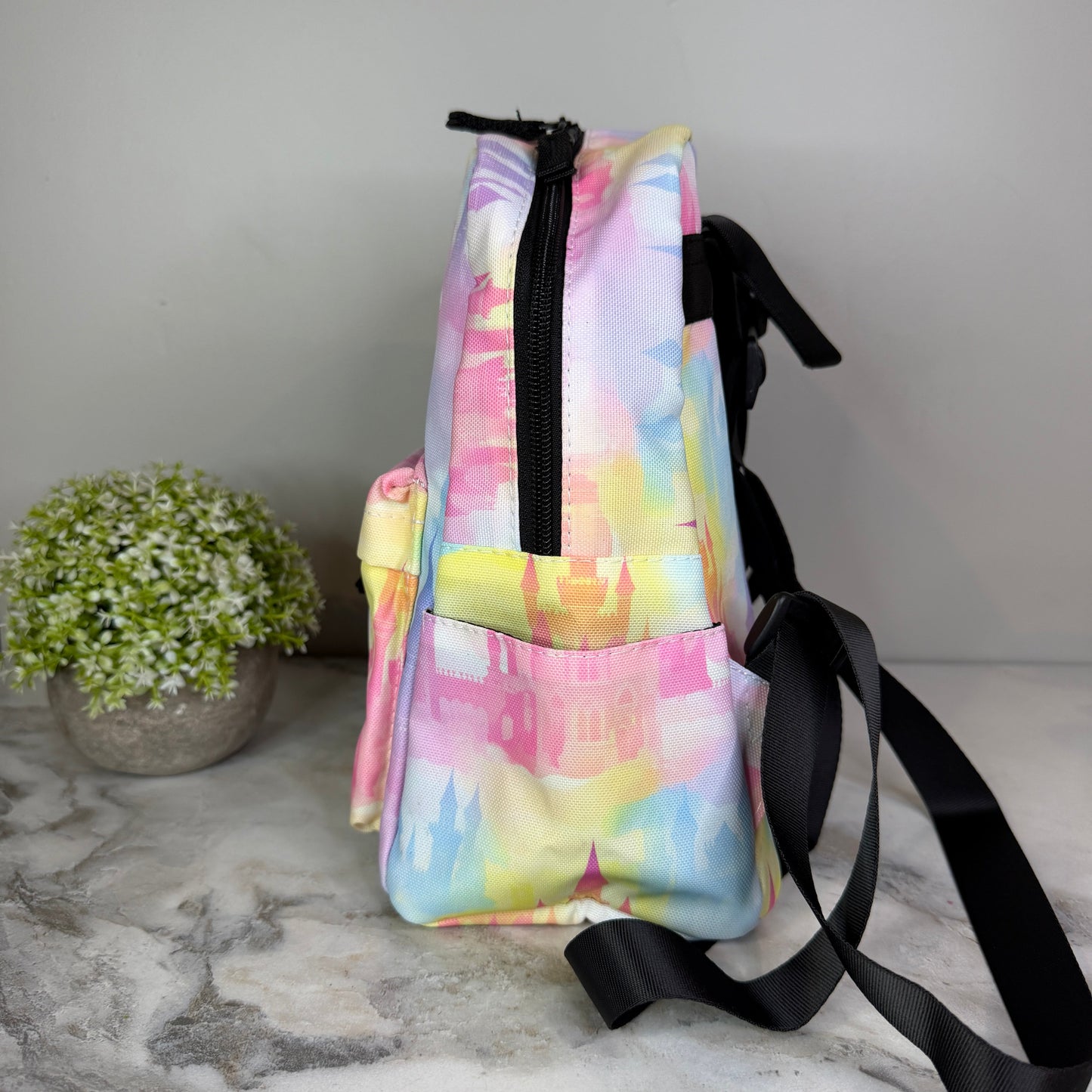 Mini Backpack - Pastel Castle - PREORDER