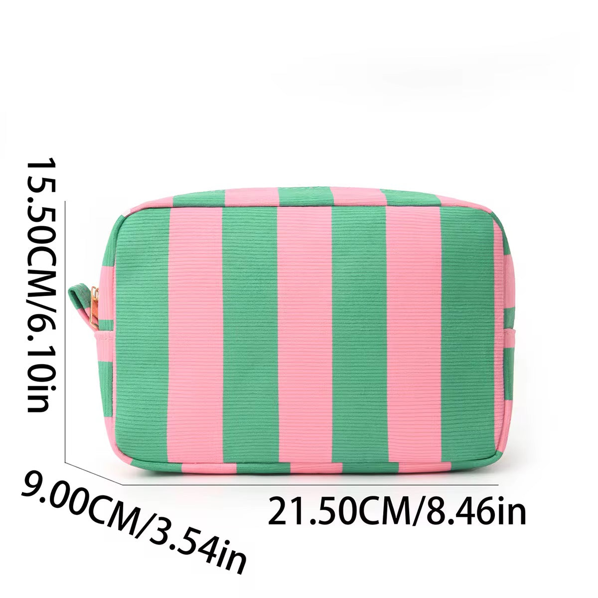 Canvas Stripe Travel Pouch - PREORDER 3/25-3/28