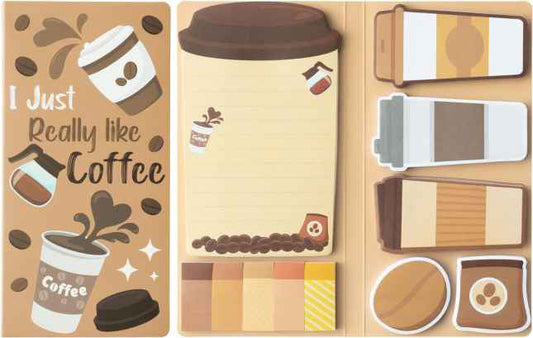 Sticky Note Booklet Set - Coffee - PREORDER 6/21-6/24