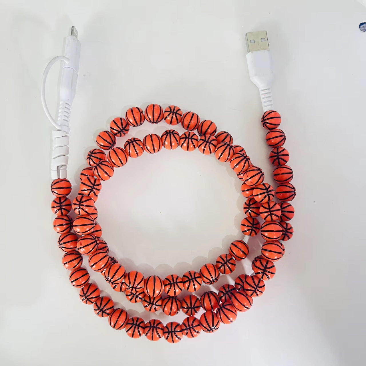 Charging Cord - Beaded - Sports - PREORDER 3/14-3/17