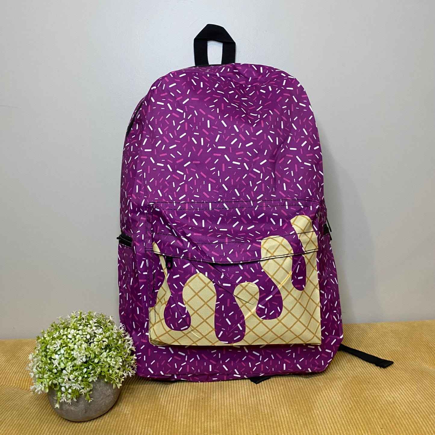 Ice Cream Drip Full Size Backpack - PREORDER 6/26-6/29