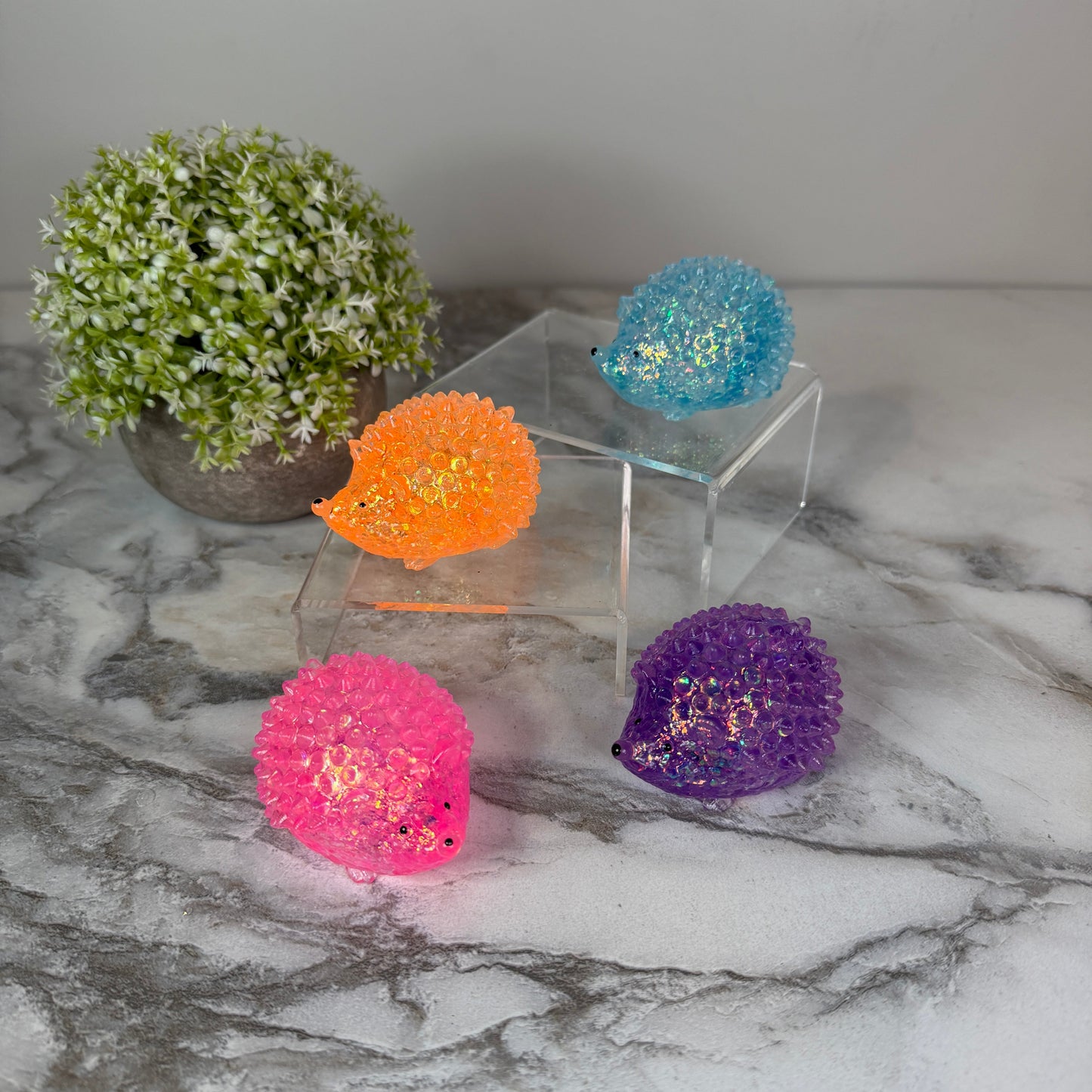 Squishy Toy - Glitter Hedgehog - PREORDER