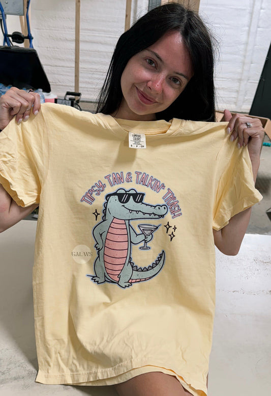 Tan, Tipsy, & Talking Trash Tee/Sweatshirt