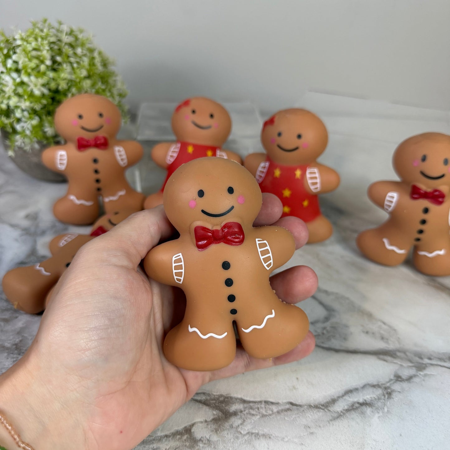Squishy Toy - Gingerbread Man + Woman