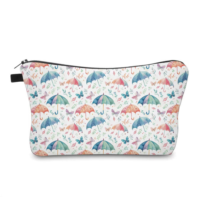 Pouch - Umbrellas & Butterflies