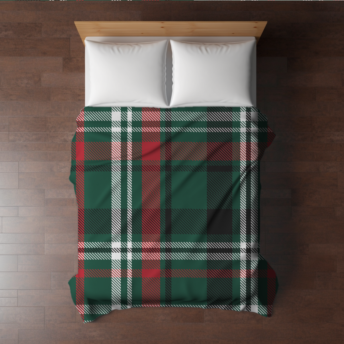 Blanket Christmas #7 - Green & Red Plaid - PREORDER