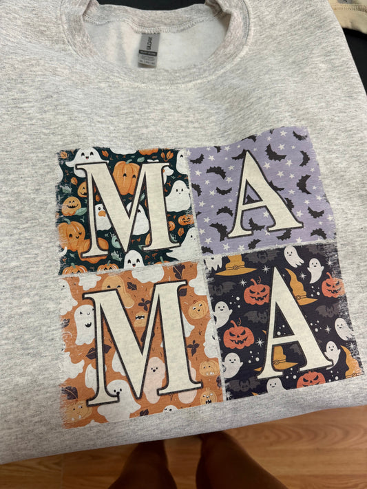 Mama Block Spooky Halloween Tee/Sweatshirt