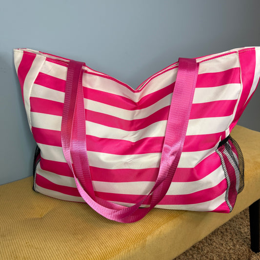 Tote Bag - Summer Stripes - Pink