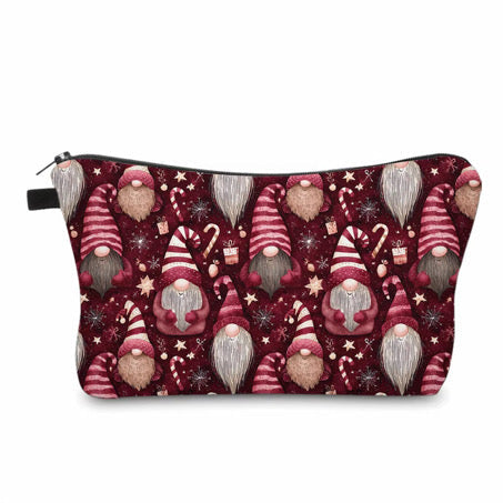 Pouch - Christmas - Gnome Maroon