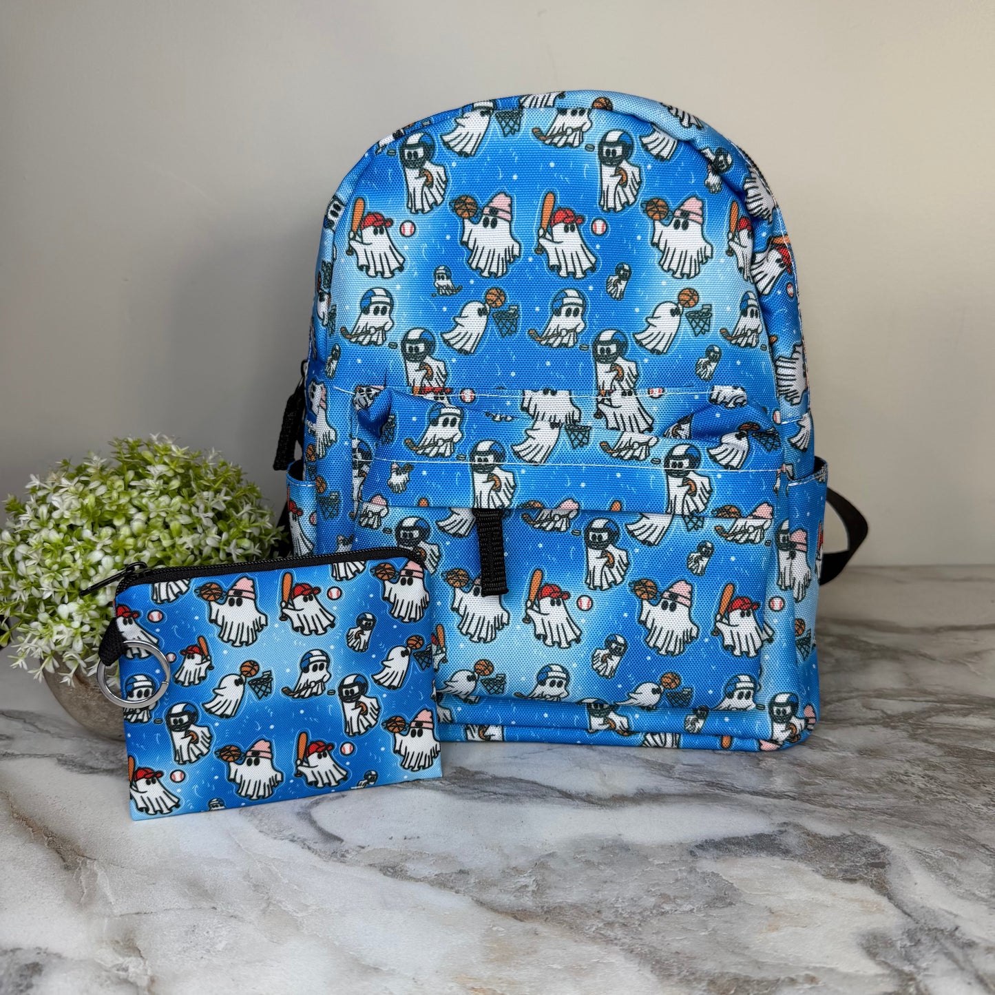 Mini Backpack, Pouch, & Mini Pouch Bundled Set - Sports Ghost