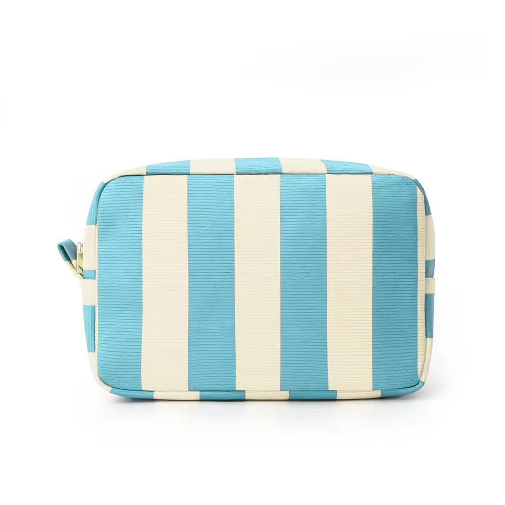 Canvas Stripe Travel Pouch - PREORDER 3/25-3/28