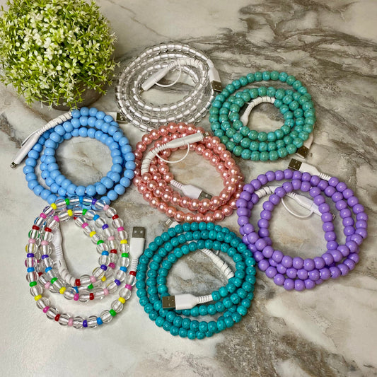 Charging Cord - NEW Beaded - PREORDER 4/26-4/29