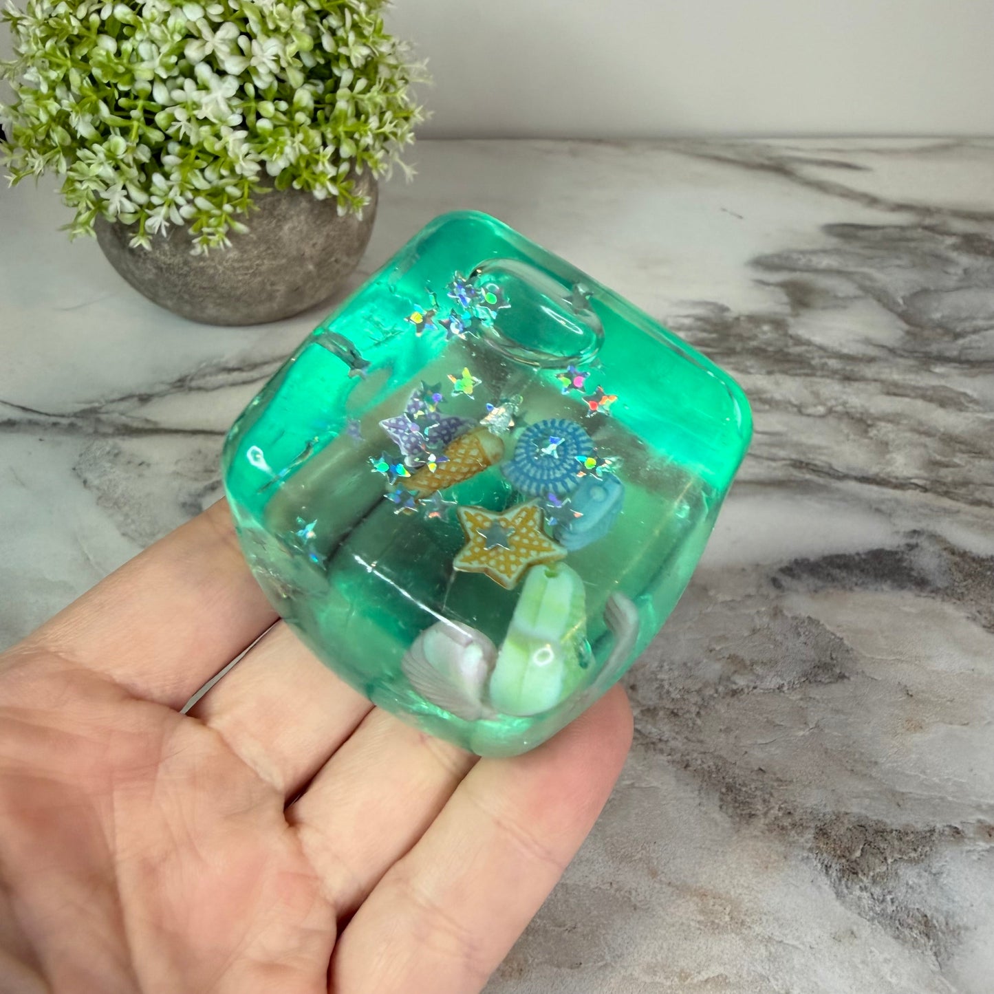 Ice Cube Squishy Toy - Under The Sea