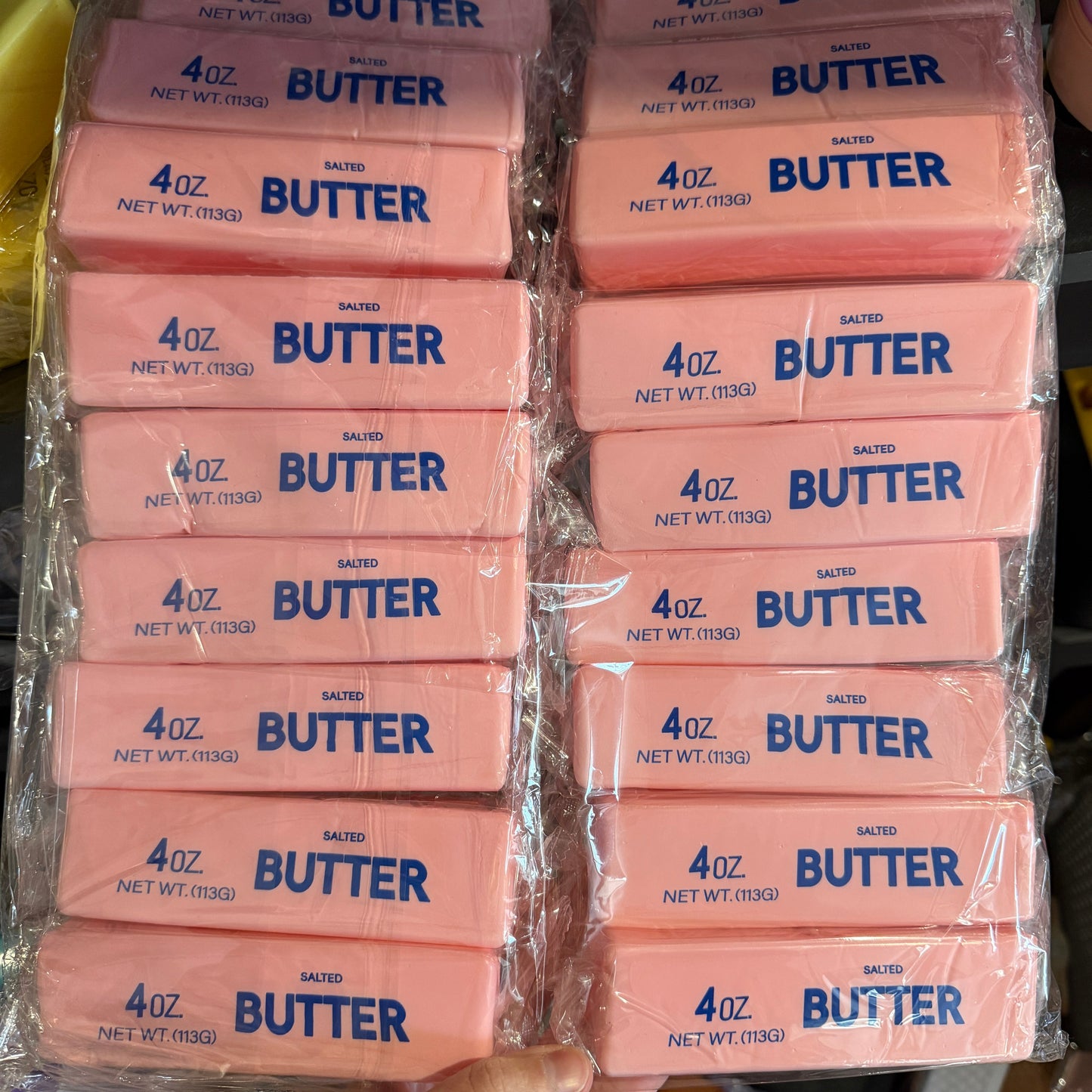 Butter Stress Squishy Toy - Pink - PREORDER
