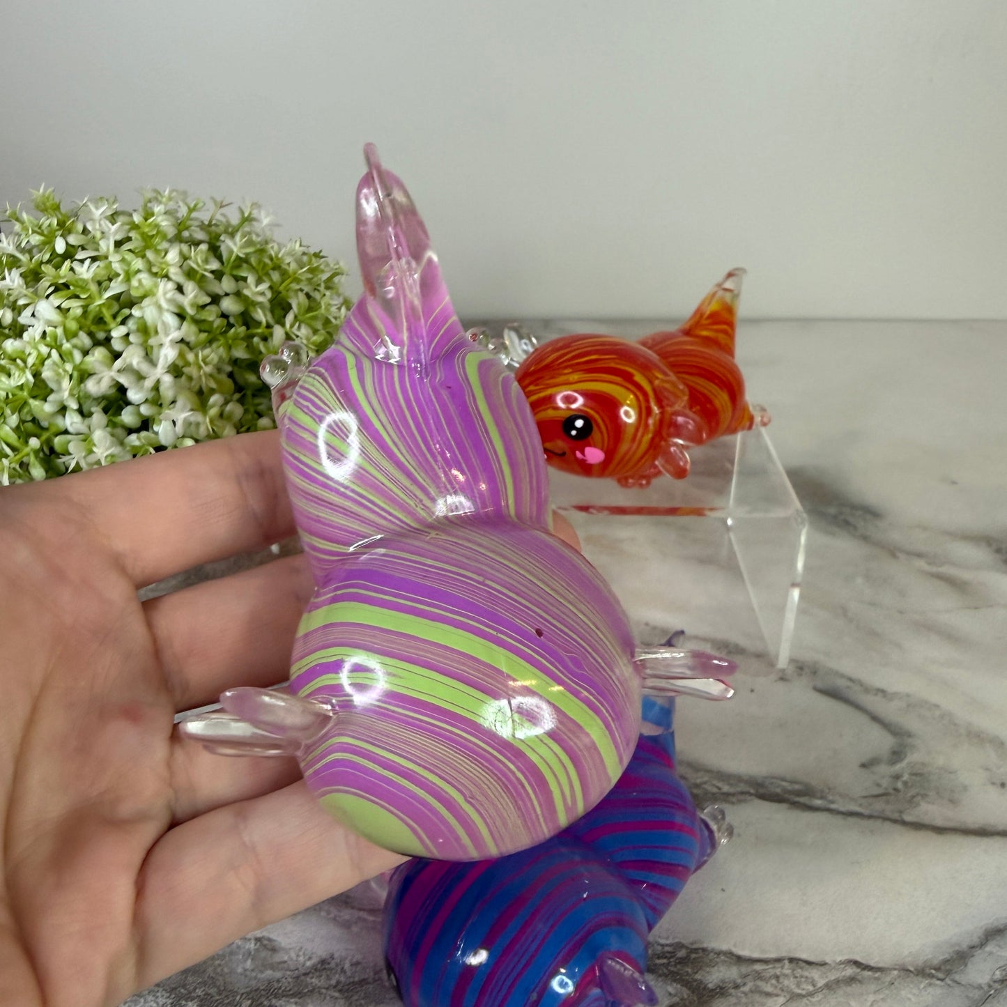 Squishy Toy - Axolotl, Marble - PREORDER