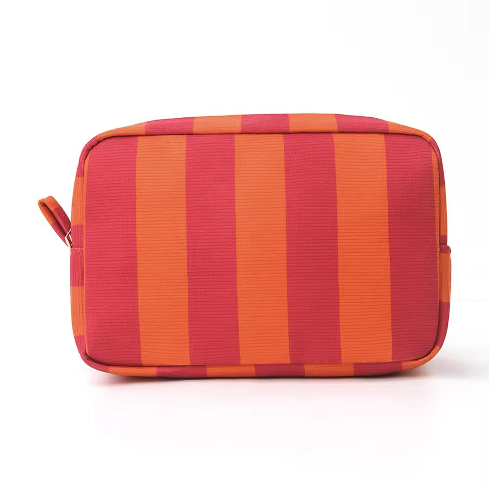 Canvas Stripe Travel Pouch - PREORDER 3/25-3/28