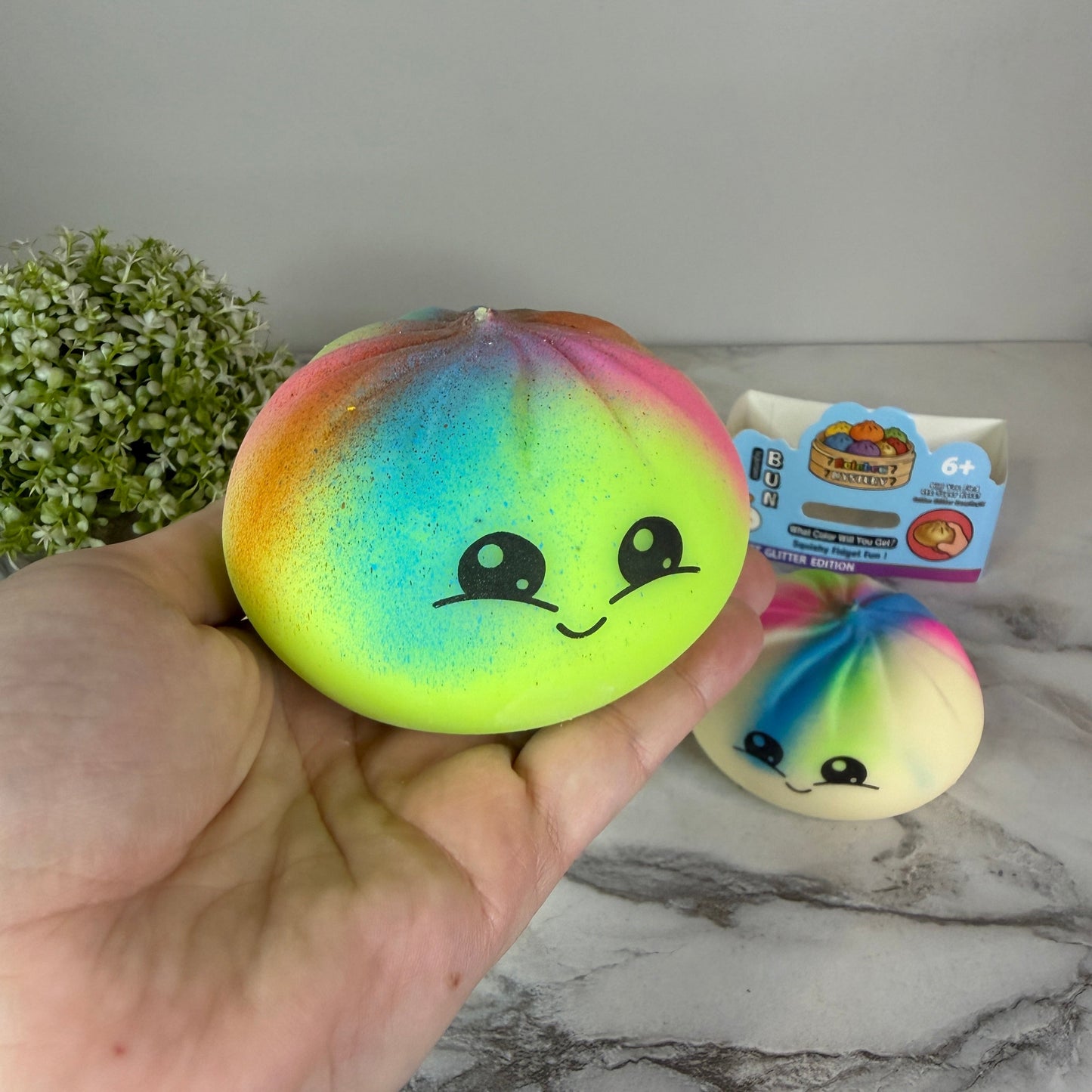 Squishy Toy - Viral Dumpling, Multi Color + New Face