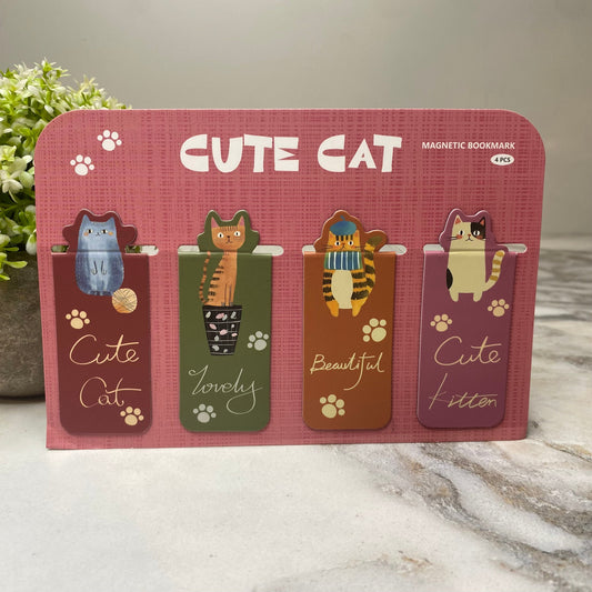 Bookmark - Magnetic, Cute Cat - PREORDER 6/8-6/11