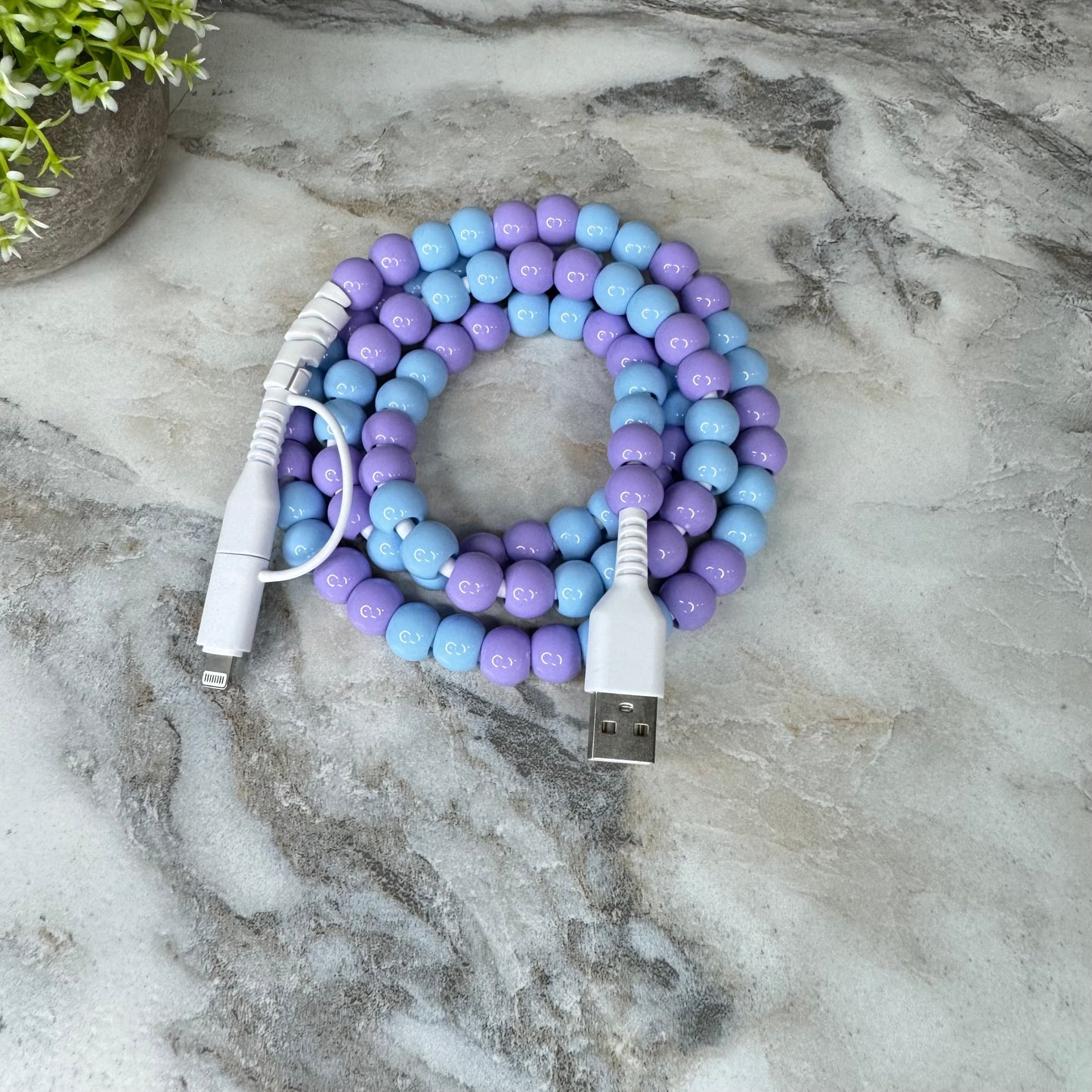 Charging Cord - Beaded #1 - PREORDER 3/14-3/17