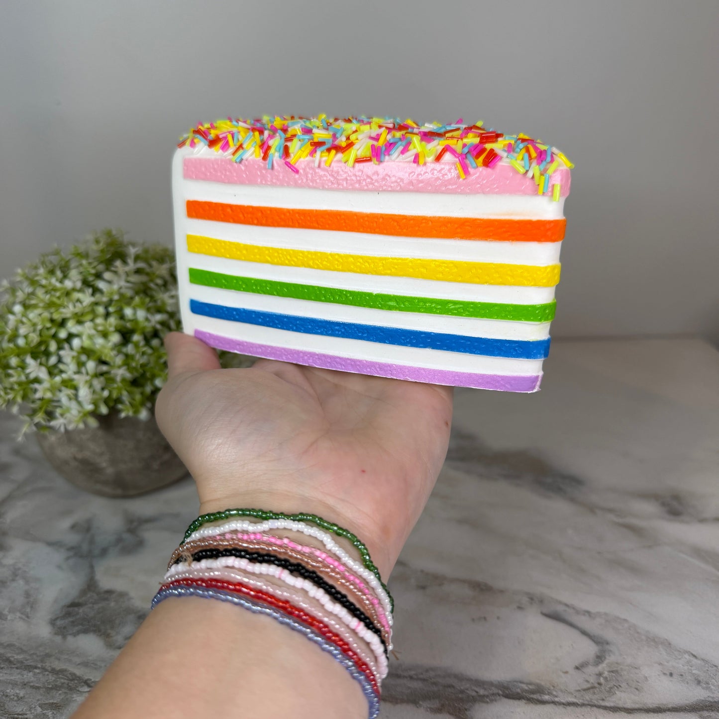 Stress Squishy Toy - Cake - PREORDER
