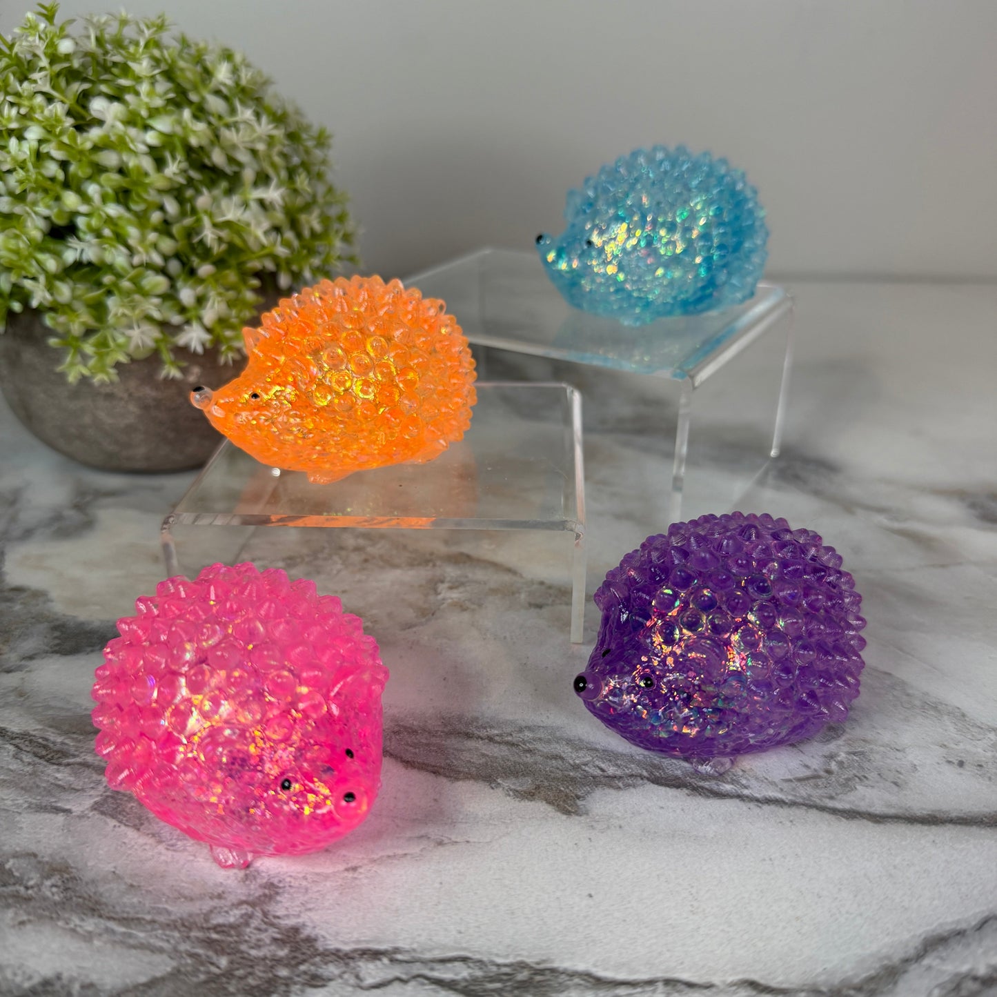 Squishy Toy - Glitter Hedgehog - PREORDER