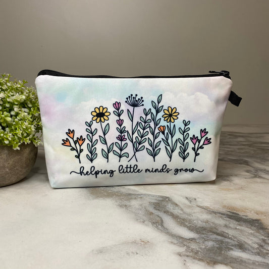 Pouch - Teacher, Helping Little Minds Grow