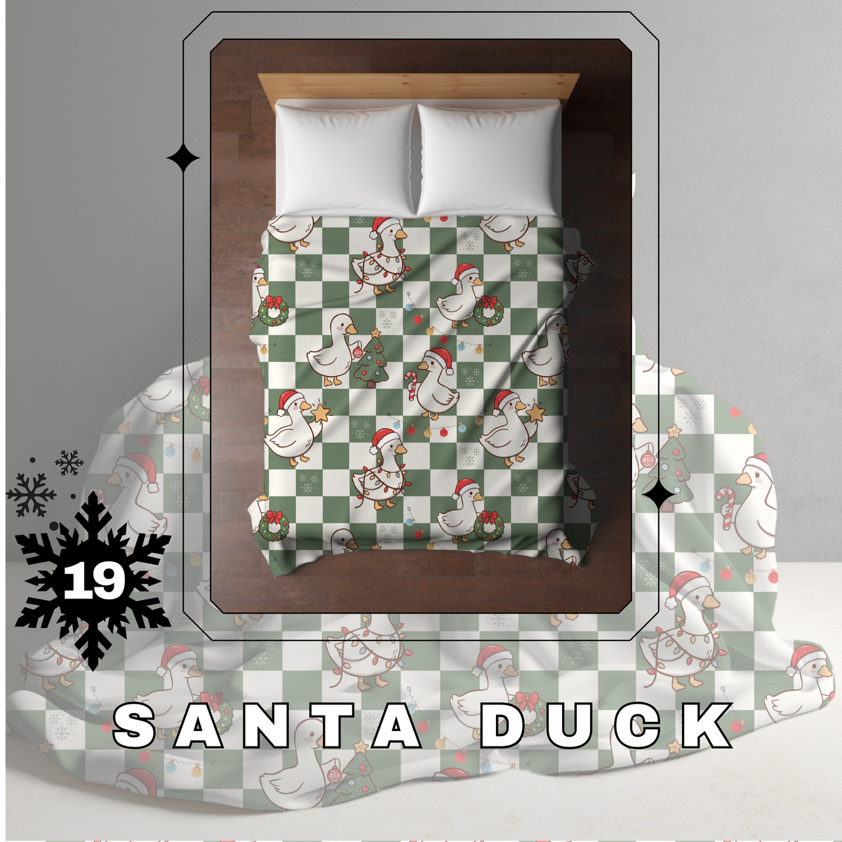 Blanket Christmas #19 - Santa Duck - PREORDER