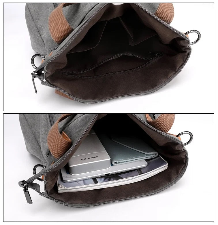 Caitlin - Canvas Satchel - PREORDER 3/11-3/14