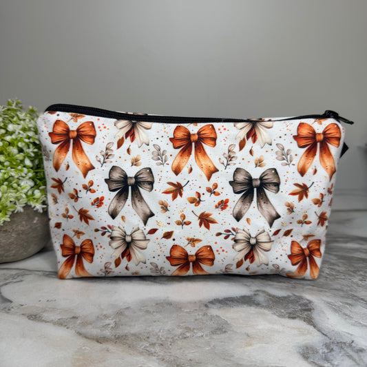 Pouch - Fall - Bow Leaves