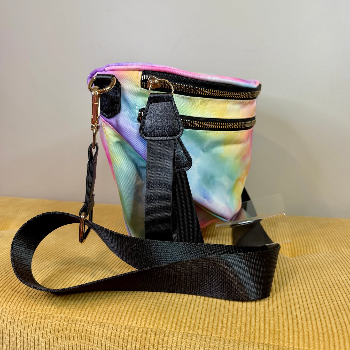 The Roni Nylon Crossbody - Tie Dye Ombré Pastel