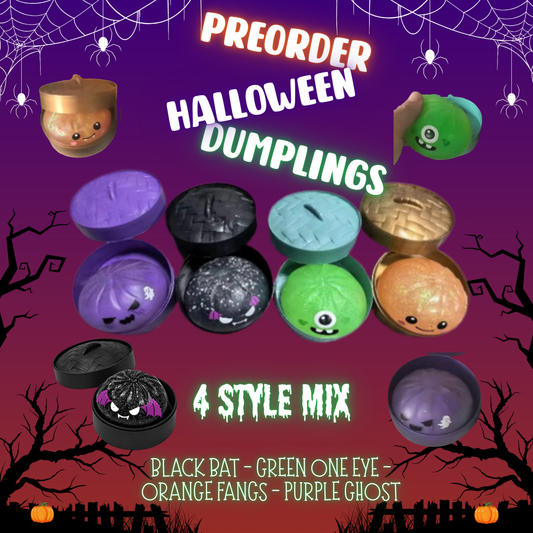 Squishy Toy - Halloween Dumpling, 4 Style - PREORDER ends 7/12