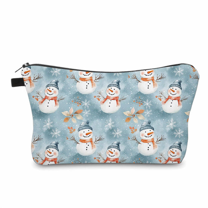 Pouch - Christmas - Snowman Orange Scarf