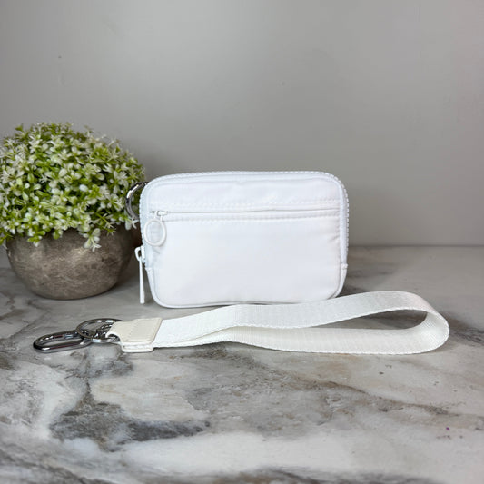 Rue - Nylon Wristlet Wallet - White