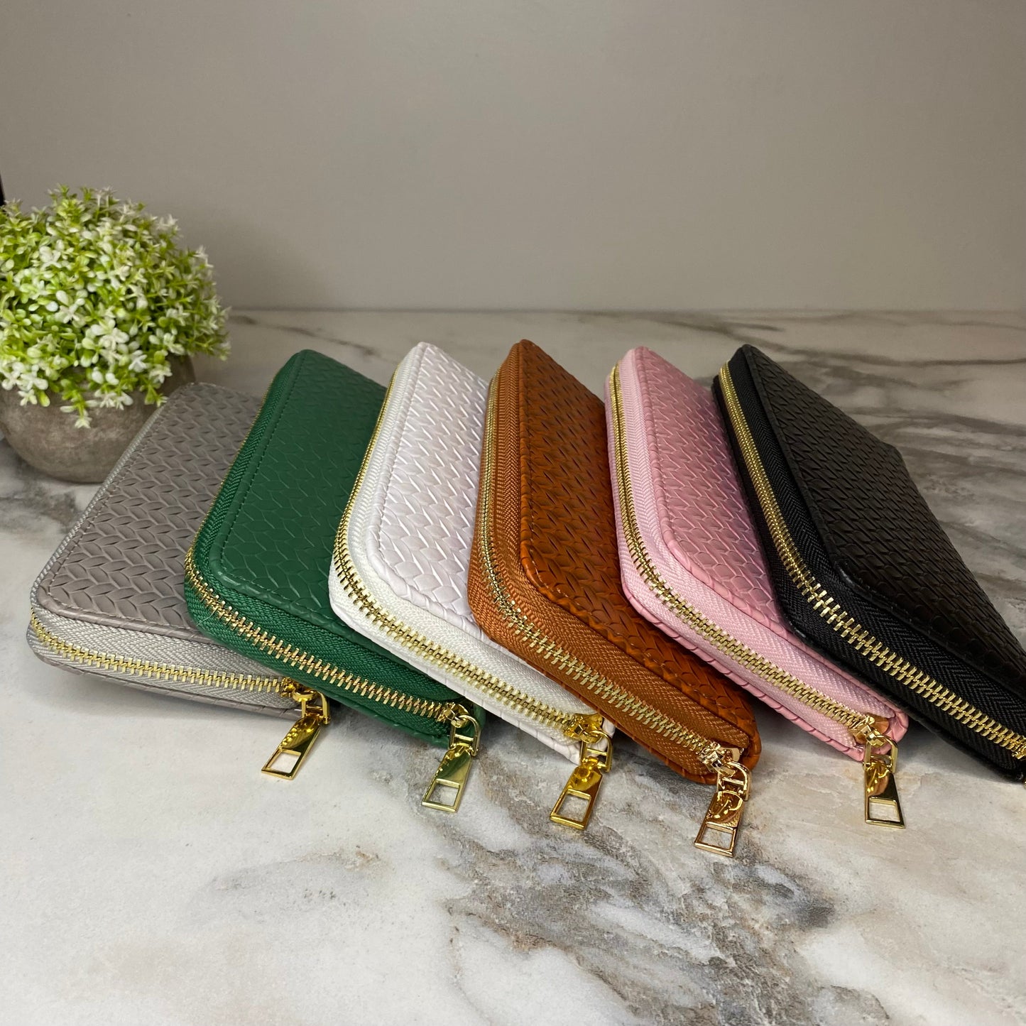 Wallet - Faux Leather - Woven - PREORDER 7/16-7/19
