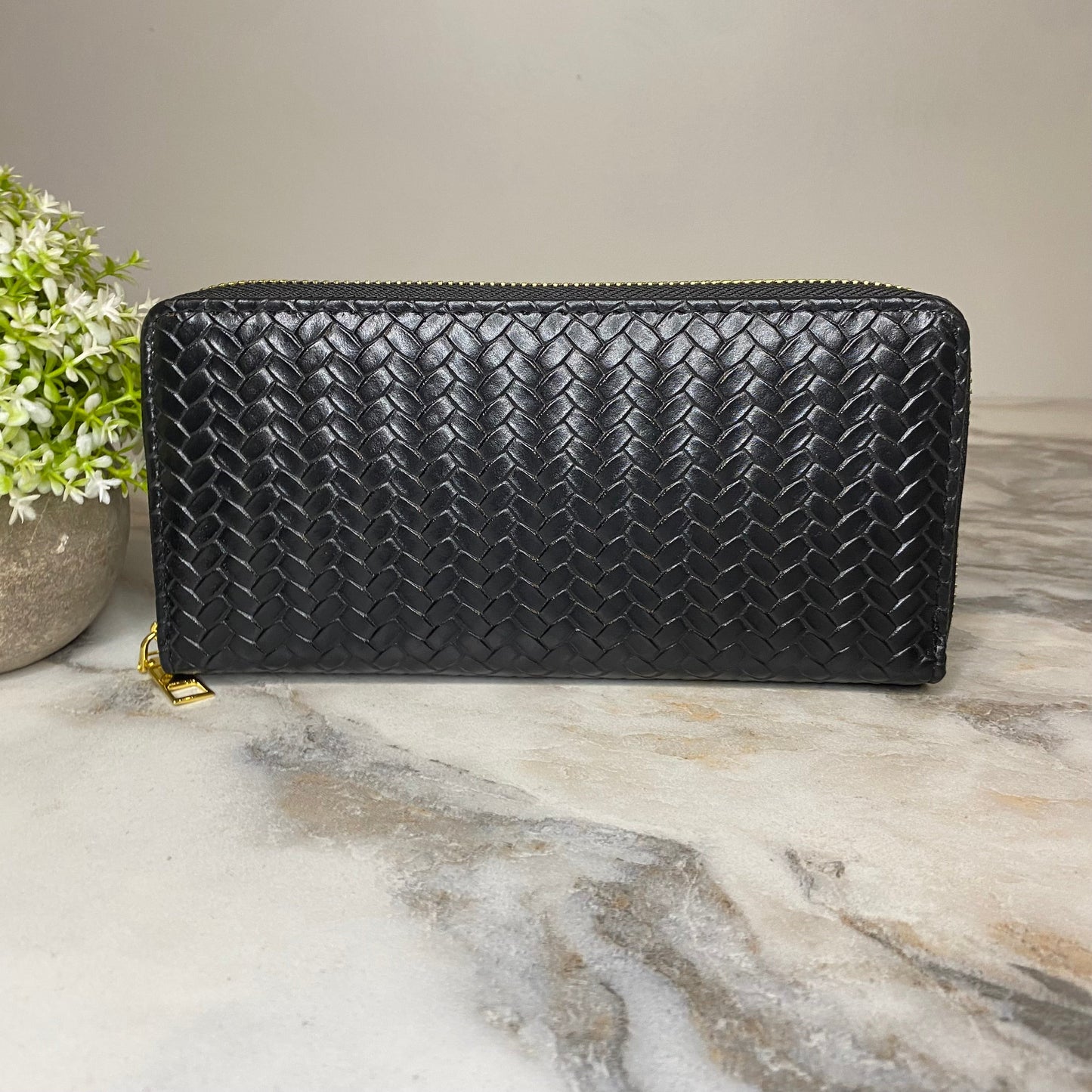 Wallet - Faux Leather - Woven - PREORDER 7/16-7/19
