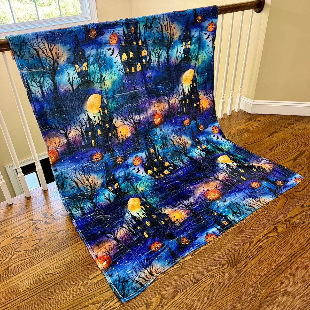 Blanket Halloween #17 - Haunted House - PREORDER ends 7/25