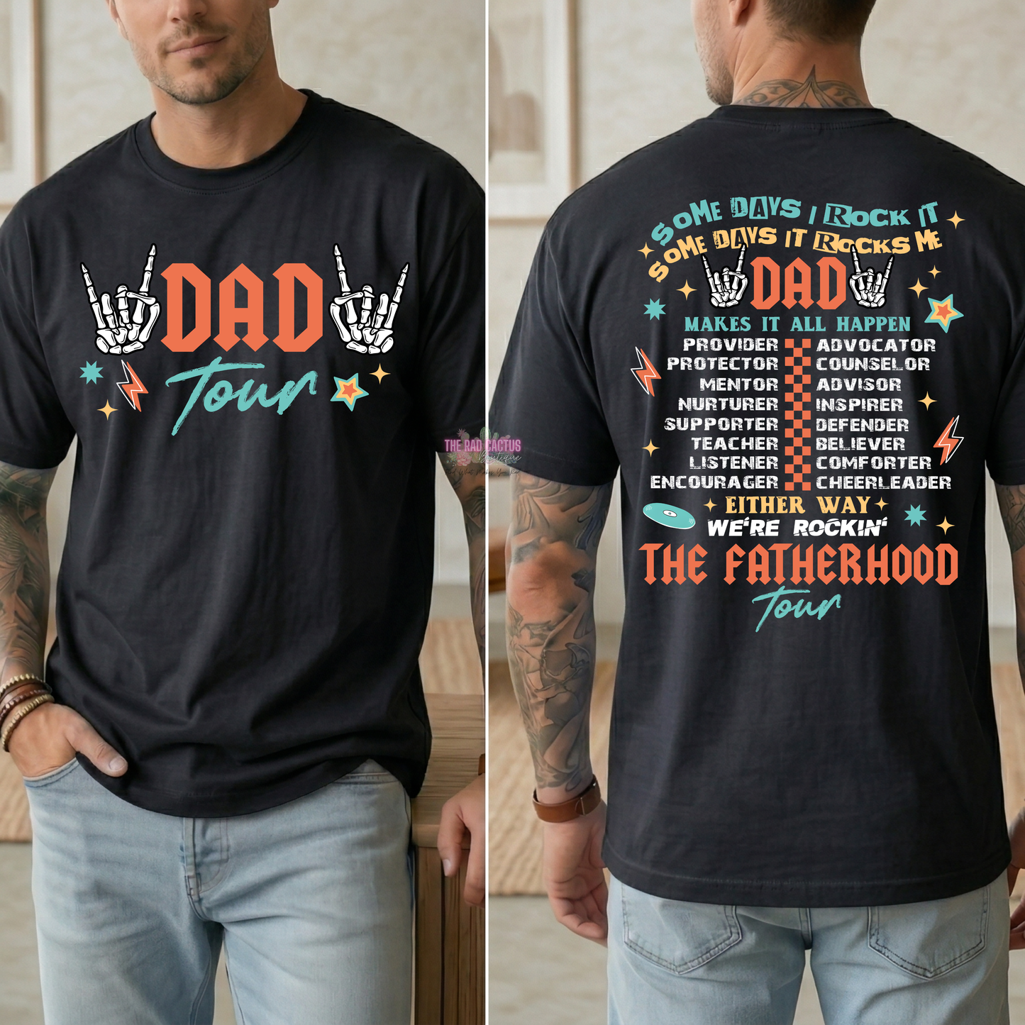Dad Tour Graphic Tee or Crewneck Sweatshirt