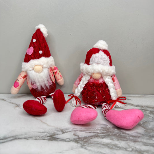 Gnome Decor - Valentine #12 - Stripe Long Legs
