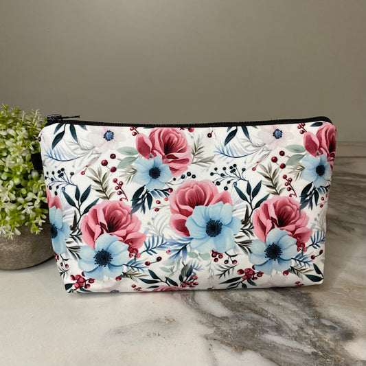 Pouch - Christmas Winter Floral