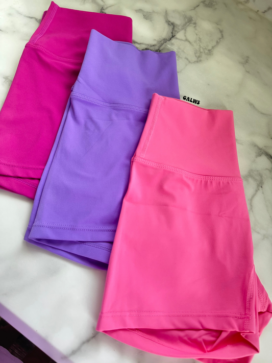 EXTRAS ROUND 2 PRE ORDER GAL ACTIVE BIKER WORKOUT SHORTS