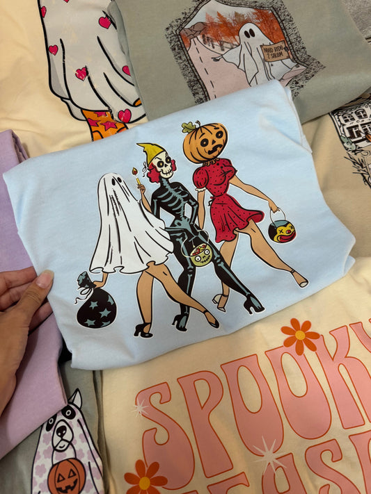 Retro Ghouls Tee/Sweatshirt