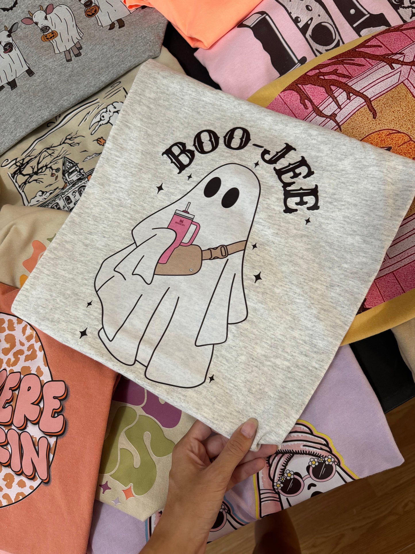 Boo-jee Ghost Tumbler & Bag Tee/Sweatshirt