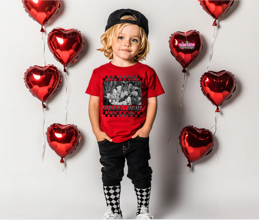"Girls...UGH!" Retro Valentine Youth Graphic Tee or Crewneck Sweatshirt