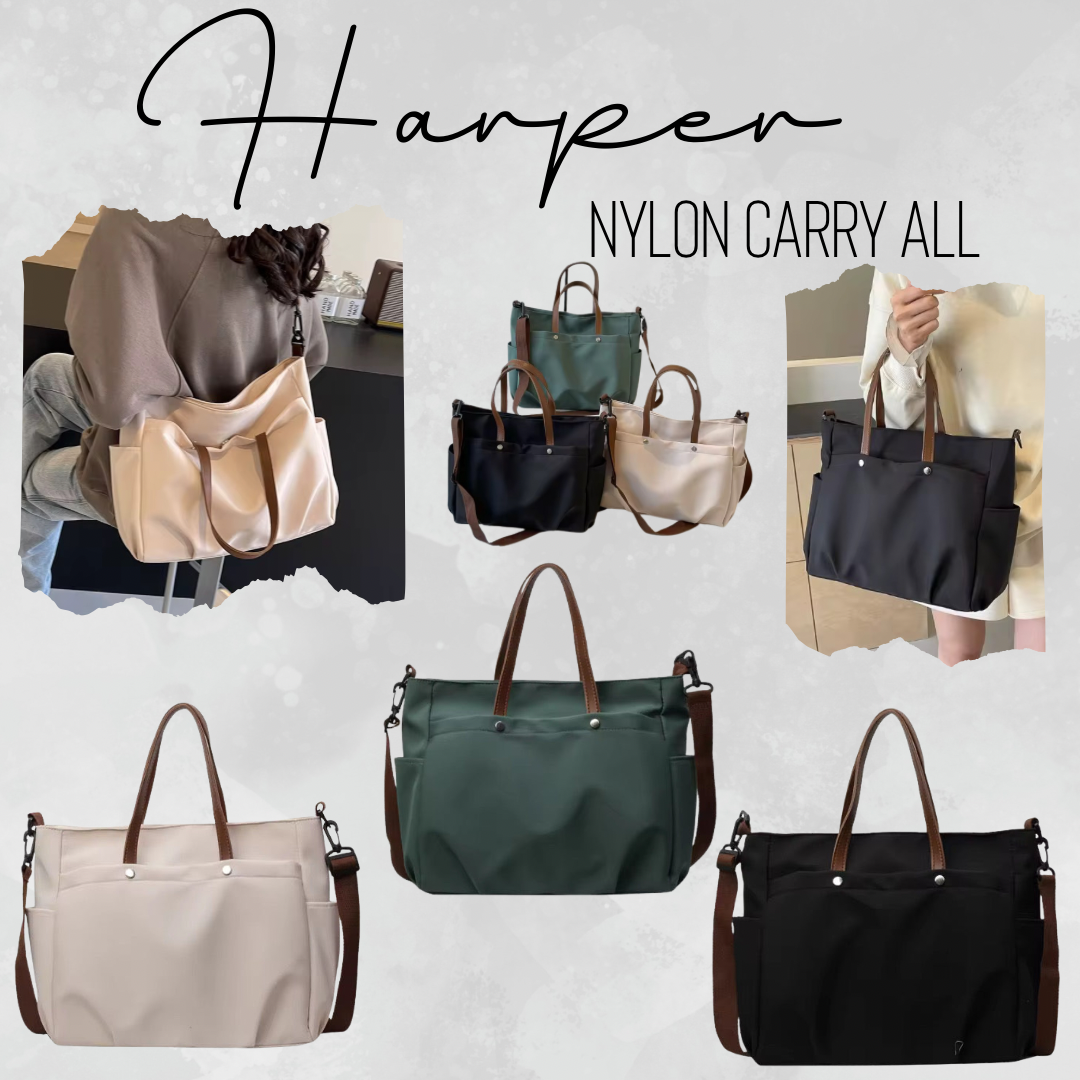 Harper - Carry All Canvas Bag - PREORDER 4/9-4/12