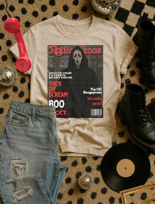 Ghost Face Magazine Cover Tee/Sweatshirt