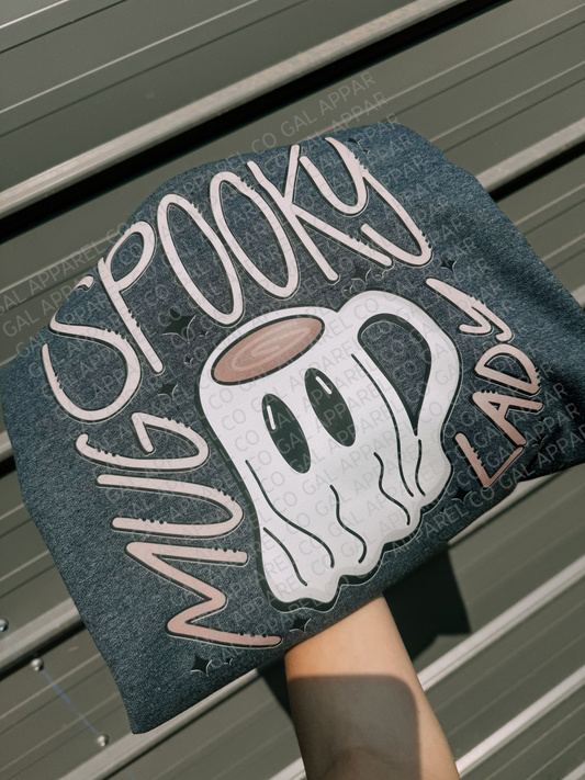 Spooky Mug Lady Tee/Sweatshirt