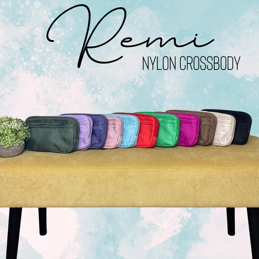 Remi - Nylon Crossbody Solid - PREORDER 7/24-7/27